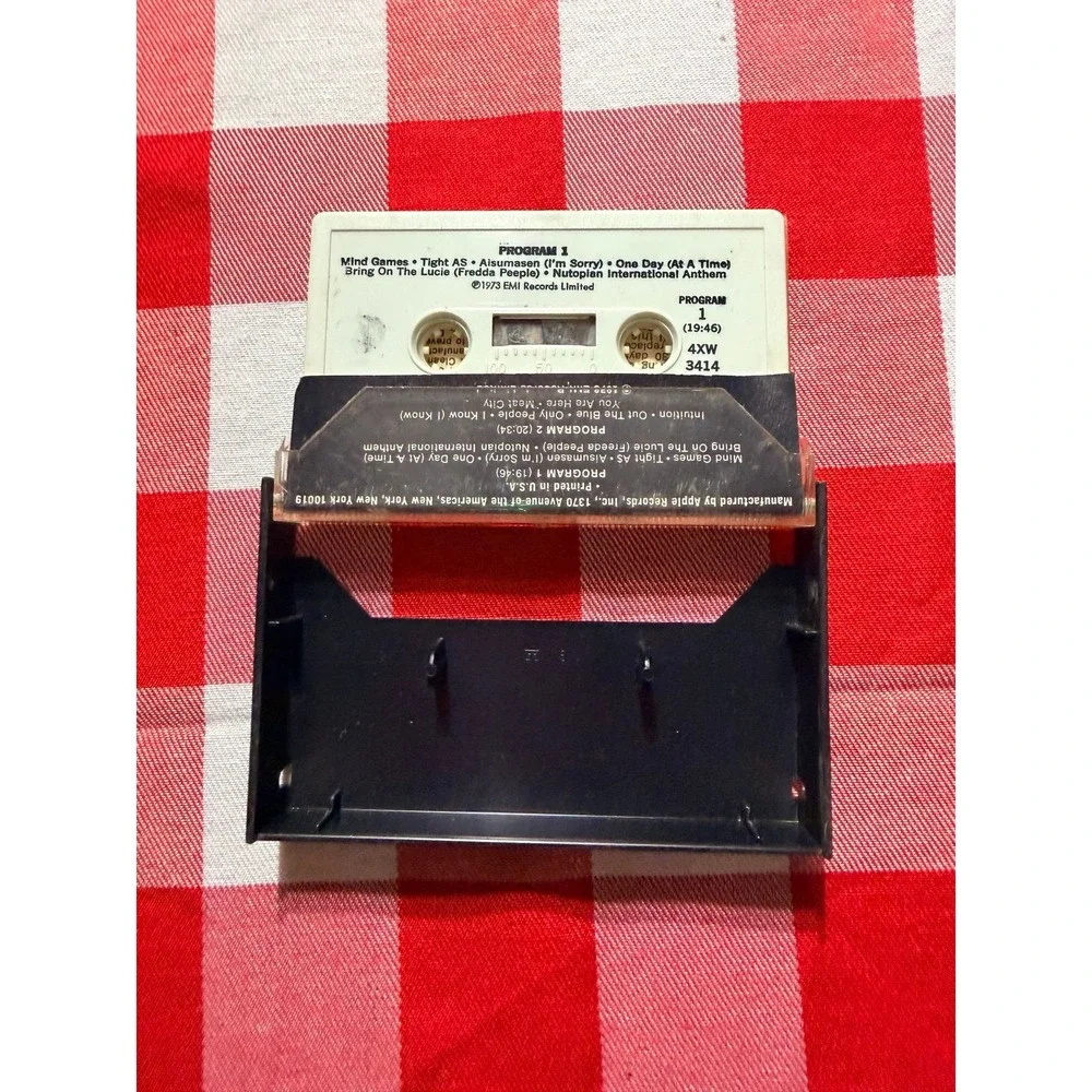 John Lennon mind games cassette